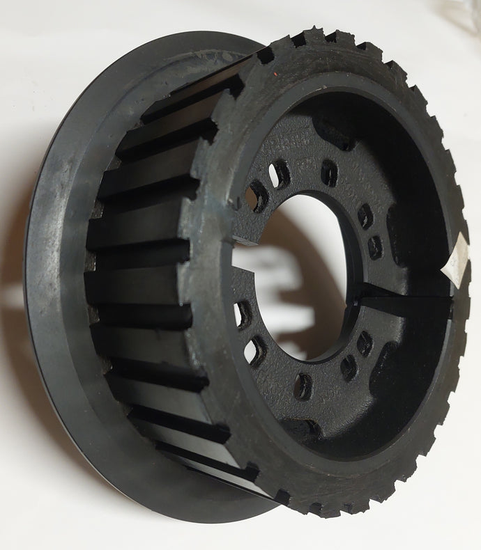 IEL076.04011 Rubber on Steel Drive roller 194 Dia x 60 Wide x 234 Flange - INNOVATIVE EQUIPMENT LTD 