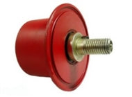 IEL200..02869 STEEL FLANGED ROLLER (121000016) 100Dx66Wx135FxM24x 50 Axle - INNOVATIVE EQUIPMENT LTD