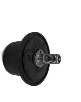 IEL200.11197 RUBBER ON STEEL FLANGED ROLLER (121000021) 100Dx66Wx135FxM24x 50 Axle - INNOVATIVE EQUIPMENT LTD