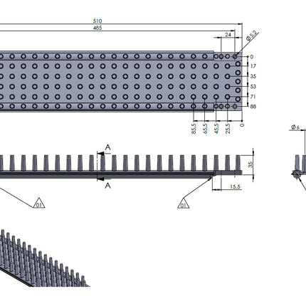 Hedge Hog Panel 510 mm wide