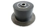 90 D 54 W F130 x M16 RUBBER ON STEEL FLANGED ROLLER (200.27584) (HS9RM16)