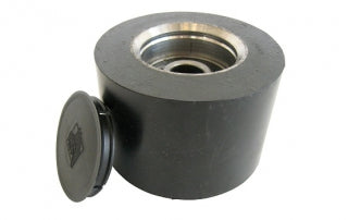 70 DIA 60 W x M16 RUBBER ON STEEL ROLLER (RR70Z.BN.OK) (A70) - INNOVATIVE EQUIPMENT LTD