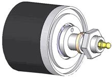 100 DIA 75 W x M24 AXLE (K62) ( 200.11379,200.46387) - INNOVATIVE EQUIPMENT LTD