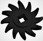 Load image into Gallery viewer, V00452/32A RUBBER STAR 12 POINT 165 DIA 32 x 32 CENTER - INNOVATIVE EQUIPMENT LTD
